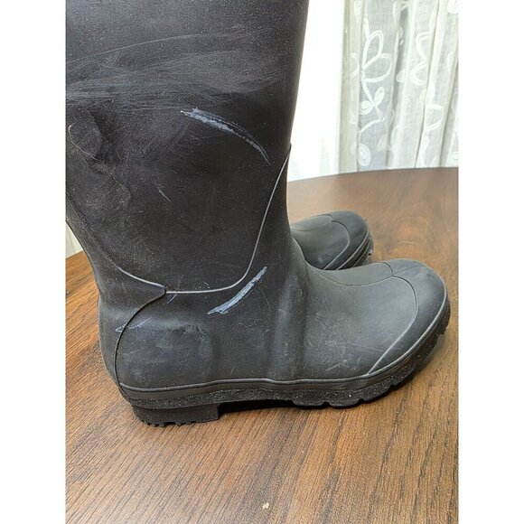 Kamik Jennifer Womens 7M Charcoal Grey Rubber Wellington Rain Winter Fall Boots - Picture 9 of 16